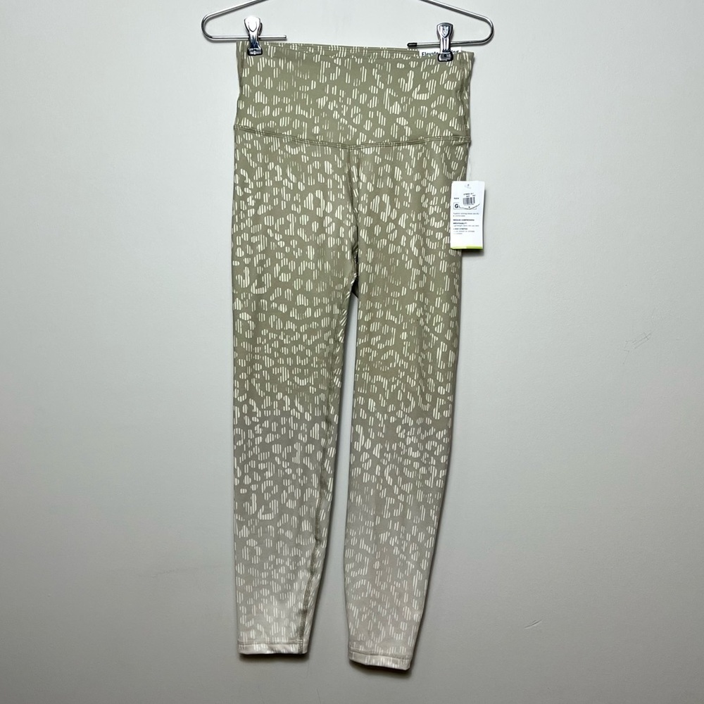 Old Navy NEW High Rise 7/8 Ankle Leopard Print Elevate Leggings Sz S